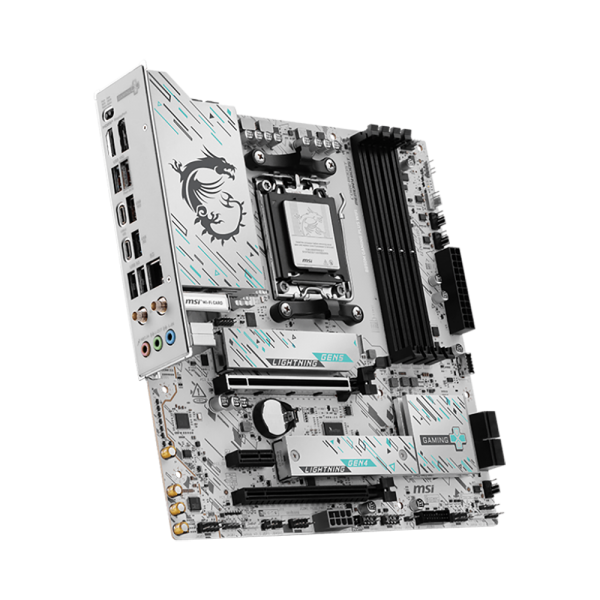 Материнская плата MSI B850M GAMING PLUS WIFI B850, AM5, 4*DDR5, 4*PCIEx16, 1*PCIEx1, 3*M.2, 3*TypeC, 1*USB3.2Gen2, 5*USB3.2Gen1, 8*USB2.0, 4*SATA3.0, 5G, DP, ATX, RTL
