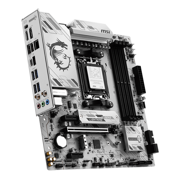 Материнская плата MSI B850M GAMING PLUS WIFI6E B850, AM5, 4*DDR5, 1*PCIEx16, 2*PCIEx1, 2*M.2, 2*TypeC, 3*USB3.2Gen2, 6*USB3.2Gen1, 4*USB2.0, 4*SATA3.0, 2.5G, DP, HDMI, M-ATX, RTL