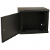 Шкаф Hyperline WRline WR-TW-1545-SR-RAL9004 настенный 19-дюймовый (19"), 15U, 775x600х450мм, цельнометаллическая дверь с замком, цвет черный (RAL9004) (разобранный)