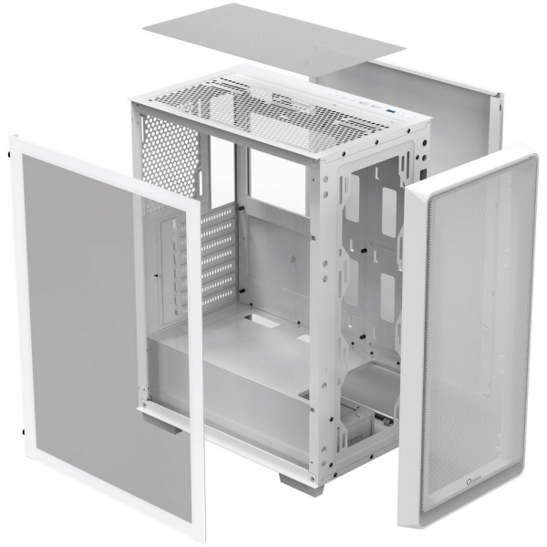 Корпус для ПК Case Ocypus Gamma C60 WH ATX / win / white / no PSU / Tempered Glass