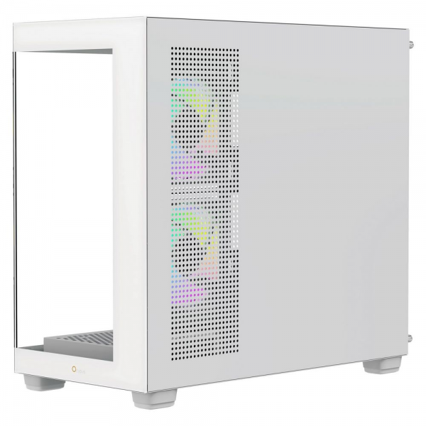 Корпус для ПК Case Ocypus Gamma C52 WH ARGB mATX / win / white / 3 ARGB fans / no PSU / Tempered Glass