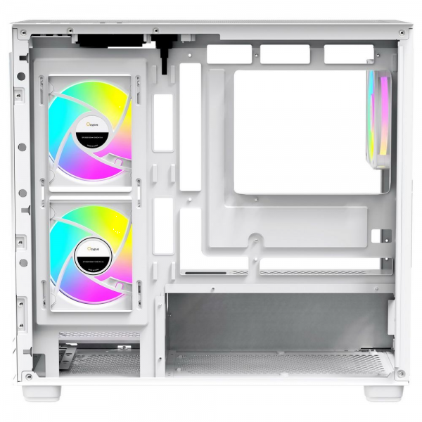 Корпус для ПК Case Ocypus Gamma C52 WH ARGB mATX / win / white / 3 ARGB fans / no PSU / Tempered Glass