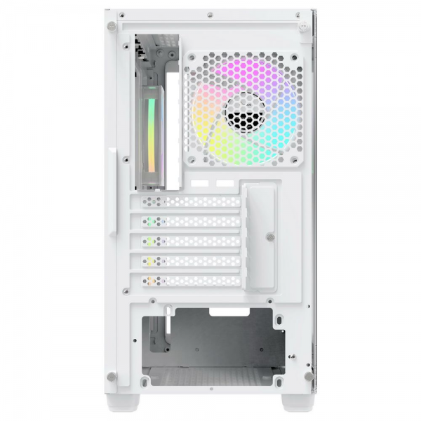 Корпус для ПК Case Ocypus Gamma C52 WH ARGB mATX / win / white / 3 ARGB fans / no PSU / Tempered Glass