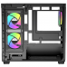 Корпус для ПК Case Ocypus Gamma C52 BK ARGB mATX / win / black / 3 ARGB fans / no PSU / Tempered Glass