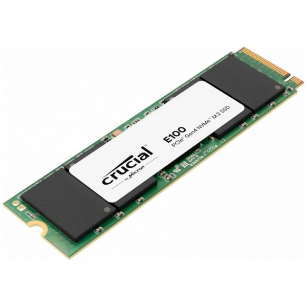 Твердотельный накопитель SSD Crucial E100, 480Gb, M.2 2280, PCIe 4.0 x4, NVMe, R/W 4700/2500