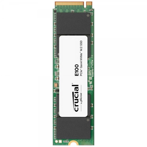 Твердотельный накопитель SSD Crucial E100, 480Gb, M.2 2280, PCIe 4.0 x4, NVMe, R/W 4700/2500