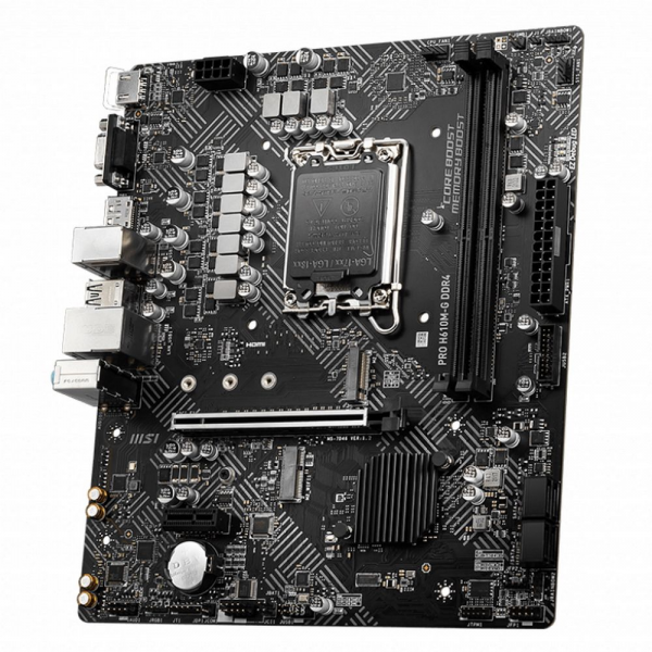 Материнская плата MSI Bad Pack PRO H610M-G DDR4 H610, LGA1700, 2*DDR4, 1*PCIEx16, 1*PCIEx1, 1*M.2, 4*USB3.2Gen1, 6*USB2.0, 4*SATA3.0, 1G, VGA, DP, HDMI, M-ATX, RTL bp