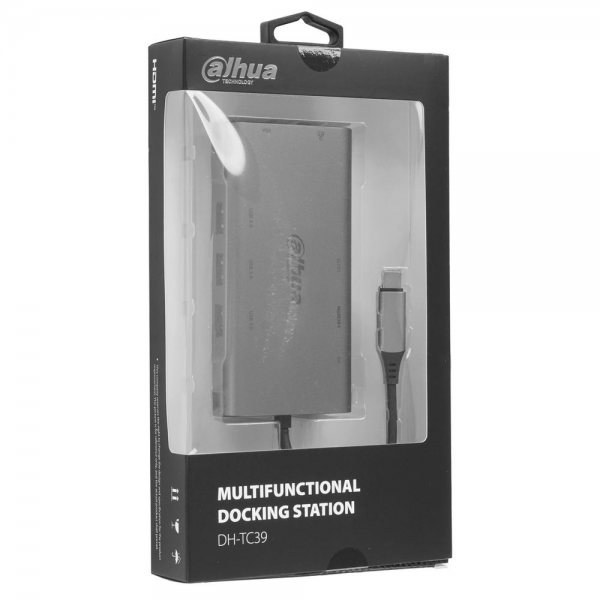 Концентратор Dahua 9-in-1 Docking station 9 in 1 USB 3.1 Type-C to USB 3.0 + HDMI + RJ45 + VGA + SD/TF +PD Docking Stat