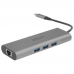 Концентратор Dahua 8-in-1 Docking station 8 in 1 USB 3.1 Type-C to USB 3.0 + HDMI + RJ45 + SD/TF + PD Docking Station