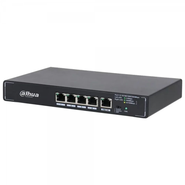 Коммутатор Dahua 5-Port Desktop Multi-Gigabit Switch with 5-port 2.5G