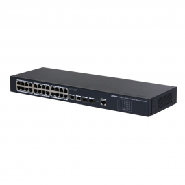 Коммутатор Dahua 28-Port Managed Gigabit Non-PoE Switch, Metal case