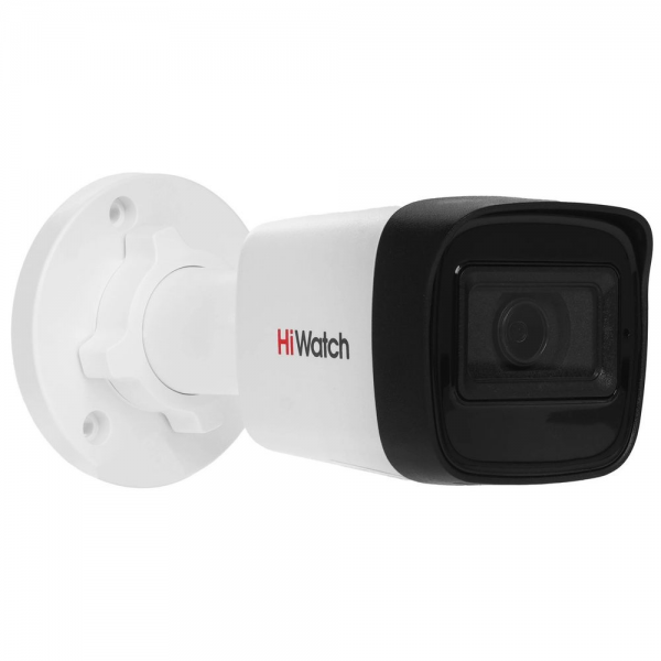 Камера видеонаблюдения Hiwatch 2 Мп бюджетная уличная HD-TVI камера HiWatch HDC-B020(B) (2.8mm) с ИК-подсветкой