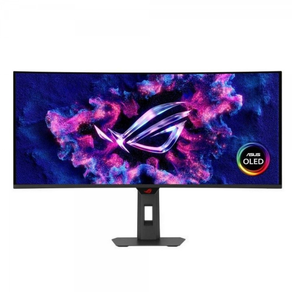 Монитор ASUS 34" XG34WCDG QD-OLED WQHD(3440x1440) 175Hz USB-C DP 2xHDMI 0.03ms(GTG) 250cd/㎡ 21:9 Curved(1800R)