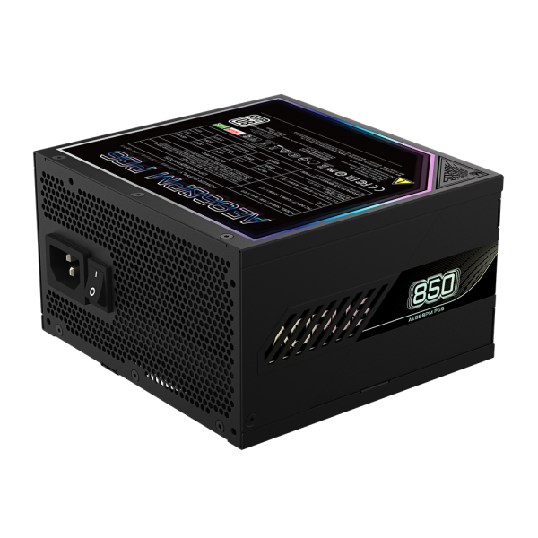 Блок питания ПК Gigabyte AE850PM PG5 850W, 80Plus, Platinum, Полностью модульный, PCIe Gen 5.1, ATX 3.0 compatible.