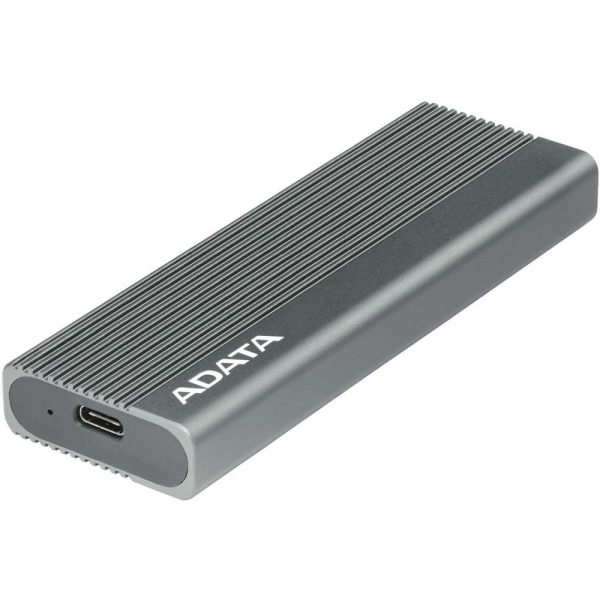 Корпус для HDD/SSD M.2 ADATA External SSD Enclosure EC680 USB 3.2 Gen2, NVMe/SATA, RGB, Titanium Grey, RTL