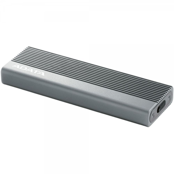 Корпус для HDD/SSD M.2 ADATA External SSD Enclosure EC680 USB 3.2 Gen2, NVMe/SATA, RGB, Titanium Grey, RTL