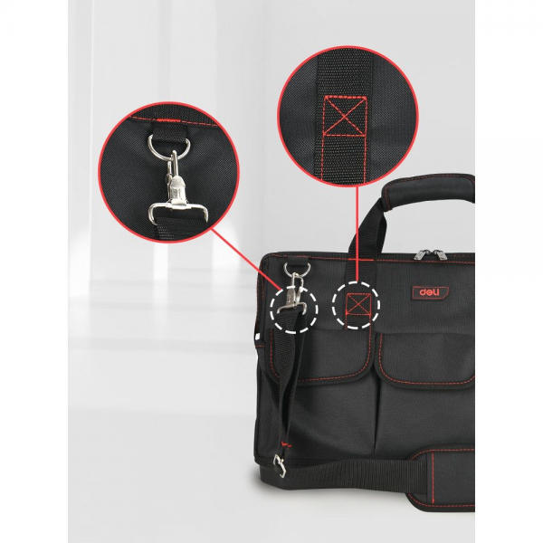 Сумка для инструментов Deli DL430901 "Black Edition"