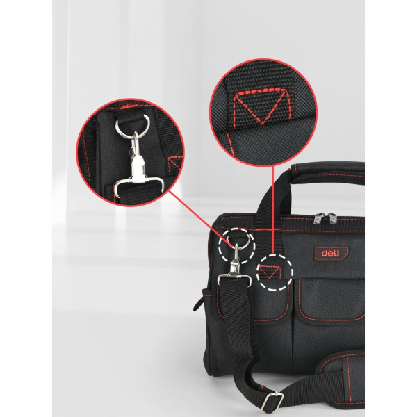 Сумка для инструментов Deli DL430902 "Black Edition"
