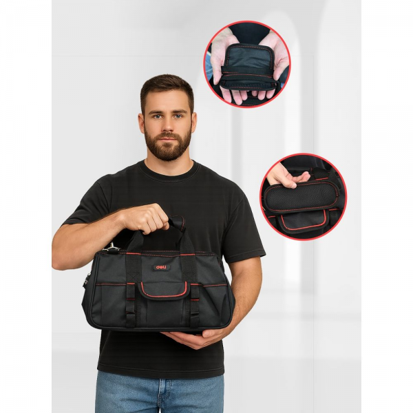 Сумка для инструментов Deli DL430905 "Black Edition"