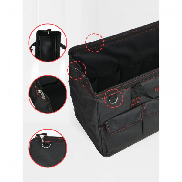 Сумка для инструментов Deli DL430906 "Black Edition"