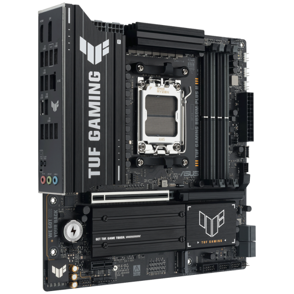 Материнская плата ASUS TUF GAMING B850M-PLUS II AM5 mATX 4хDDR5 PCIEx16 PCIEx1 USB-C DP HDMI 3xM.2 2.5GLAN