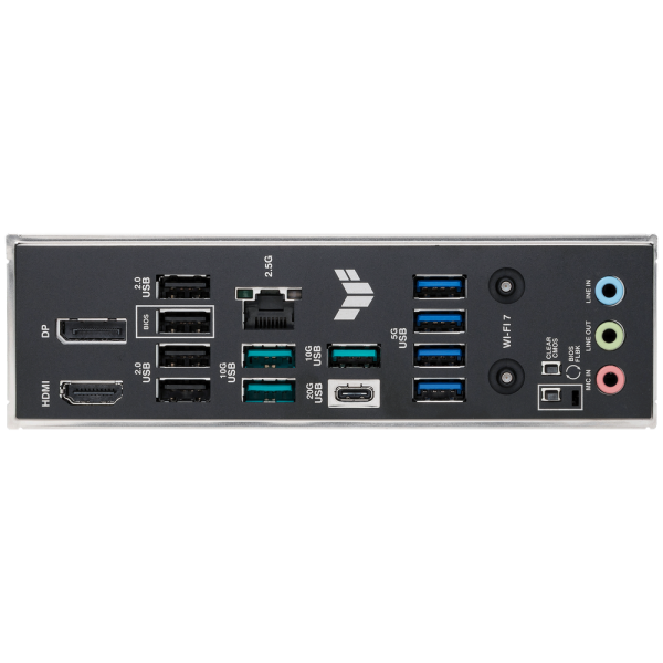 Материнская плата ASUS TUF GAMING B850M-PLUS WIFI7 AM5 mATX 4xDDR5 PCIEx16 PCIEx1 3xM.2 USB-C DP HDMI 2.5GLAN WiFi 7
