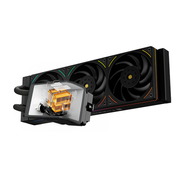 Жидкостная система охлаждения Thermalright Hyper Vision 360 Argb Black/ Display/ all Intel/AMD
