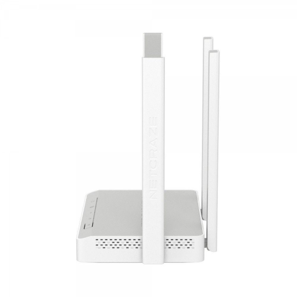 Маршрутизатор (Keenetic) Netcraze Speedster (NC-3013) Гигабитный интернет-центр с Mesh Wi-Fi 5 AC1200, 4-портовым Smart-коммутатором и переключателем режима роутер/ретранслятор