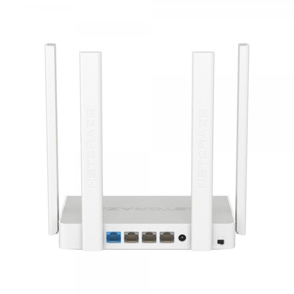Маршрутизатор (Keenetic) Netcraze Speedster (NC-3013) Гигабитный интернет-центр с Mesh Wi-Fi 5 AC1200, 4-портовым Smart-коммутатором и переключателем режима роутер/ретранслятор