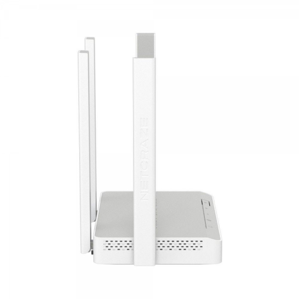 Маршрутизатор (Keenetic) Netcraze Speedster (NC-3013) Гигабитный интернет-центр с Mesh Wi-Fi 5 AC1200, 4-портовым Smart-коммутатором и переключателем режима роутер/ретранслятор