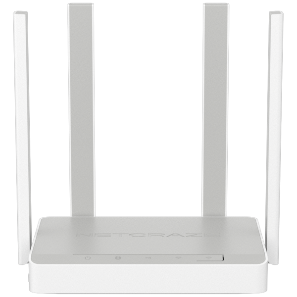 Маршрутизатор (Keenetic) Netcraze Viva (NC-1913) Гигабитный интернет-центр с Mesh Wi-Fi 5 AC1200, 4-портовым Smart-коммутатором и многофункциональным портом USB