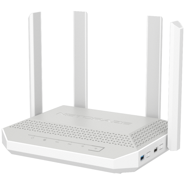 Маршрутизатор (Keenetic) Netcraze Giga (NC-1012) Мультигигабитный интернет-центр с Mesh Wi-Fi 6 AX3000, Smart-коммутатором 1×2.5G/SFP и 4×1G, многофункциональными портами USB 3.0 и 2.0