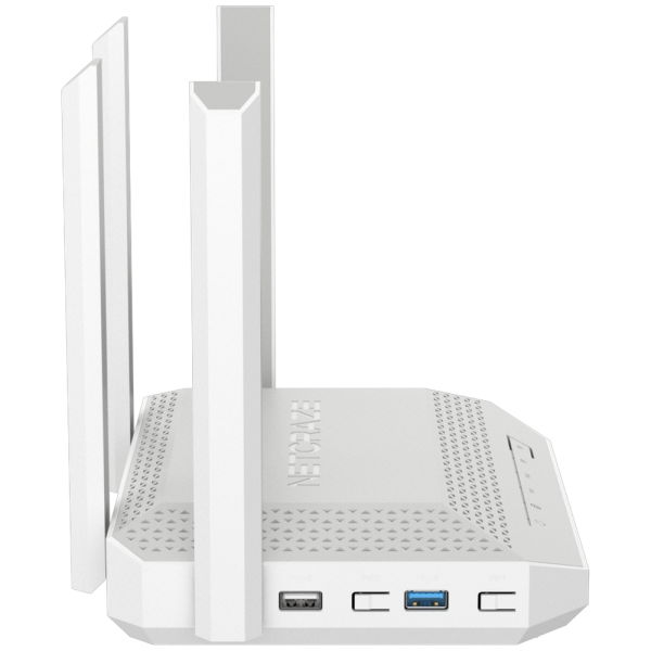 Маршрутизатор (Keenetic) Netcraze Ultra (NC-1812) Мультигигабитный интернет-центр с Mesh Wi-Fi 7 BE7200, Smart-коммутатором 1×10G, 1×2.5G и 4×1G, многофункциональными портами USB 3.2 и 2.0