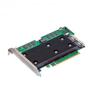 RAID-контроллер Broadcom 9670W-16i SGL (05-50113-00 / 03-50113-00002 / 03-50113-00001) , PCIe 4.0 x16,  Full Height, 24G SAS/SATA/NVMe, RAID 0,1,5,6,10,50,60, 16port(2x8 SFF-8654), 8GB Cache, SAS4116W ROC, RTL