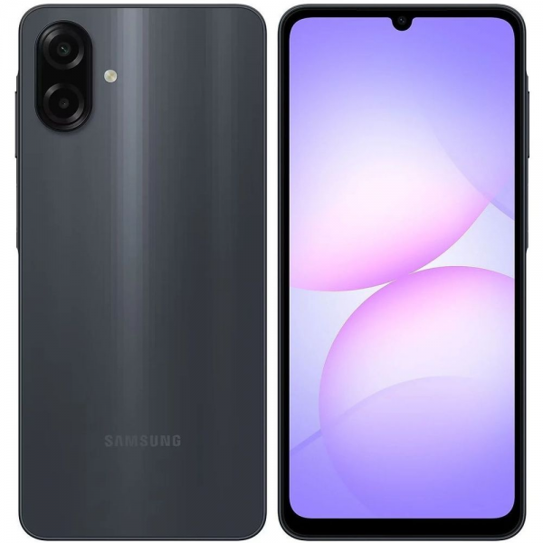 Смартфон Samsung Galaxy A07 6+128Gb черный (SM-A075FZKHCAU)