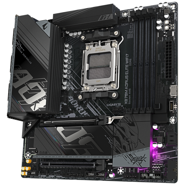 Материнская плата Gigabyte X870M AORUS ELITE WIFI7, RTL
