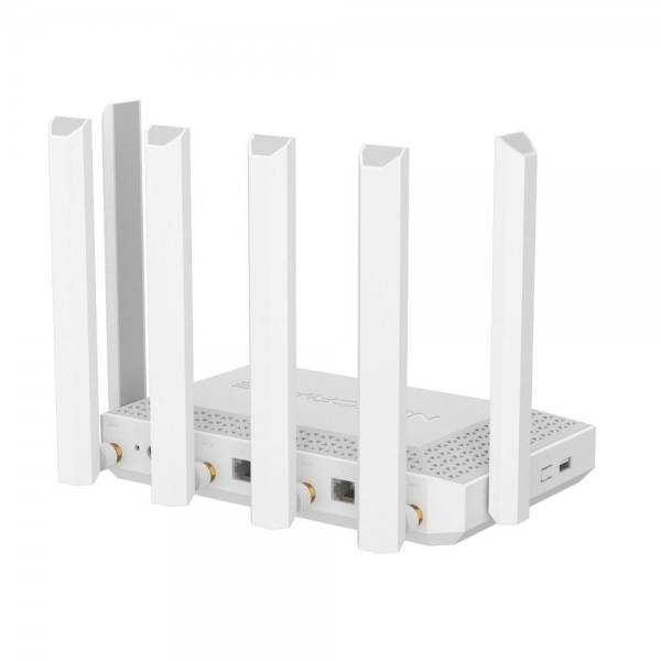 Маршрутизатор NETCRAZE (Keenetic) Netcraze Hero 5G (NC-4110) Мультигигабитный интернет-центр с модемом 5G, двумя слотами для SIM-карт, Mesh Wi-Fi 6 AX3000, Smart- коммутатором 1×2.5G и 4×1G, многофункциональными портами USB 3.0 и 2.0