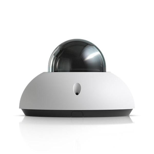 Ubiquiti UniFi Protect Camera G6 Dome White Купольная камера 4K PoE, с ночным видением, интеллектуальным распознаванием и прочным антивандальным корпусом.