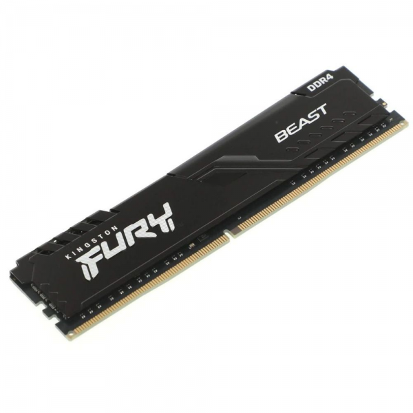 Модуль памяти Kingston 8GB DDR4 3200 DIMM FURY Beast Black Gaming Memory KF432C16BB/8WP Non-ECC, CL16, 1.35V,