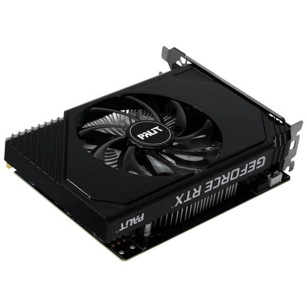 Видеокарта Palit RTX3050 STORMX 6GB GDDR6 96bit DVI DP HDMI 1FAN ITX RTL