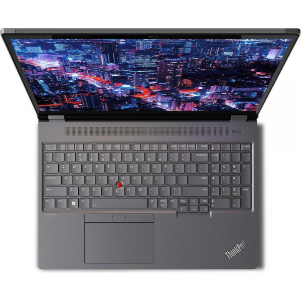 Ноутбук Lenovo ThinkPad P16 G2 Intel Core i7-14700HX/16Gb/SSD512Gb/RTX2000 8Gb/16"/IPS/WUXGA/1920x1200/60Hz/Win11Pro/Storm Grey (21FBA0R7CD)