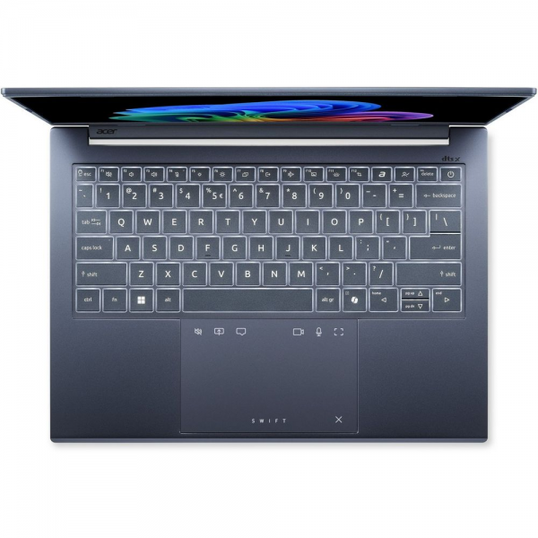 Ноутбук Acer Swift Go 14 AI SFG14-75-974A Intel Core Ultra 9 288V/32Gb (soldered D5)/SSD1Tb/UMA/14"/OLED/WUXGA/1920x1200/60Hz/NoOS/Blue/1.25kg