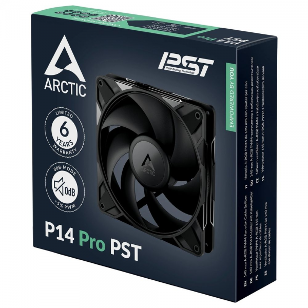 Вентилятор корпусной ARCTIC P14 Pro PST - retail (ACFAN00314A)