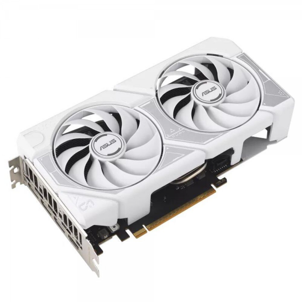 Видеокарта ASUS RTX5060 DUAL OC WHITE 8GB GDDR7 128bit 3xDP HDMI 2FAN RTL (DUAL-RTX5060-O8G-WHITE)