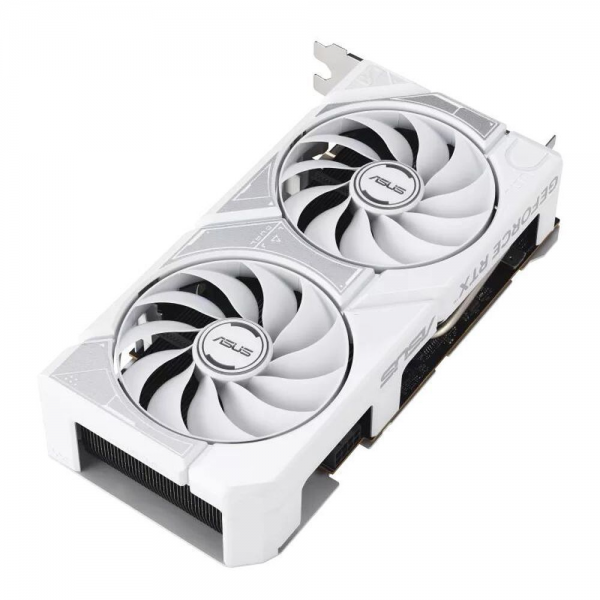 Видеокарта ASUS RTX5060 DUAL OC WHITE 8GB GDDR7 128bit 3xDP HDMI 2FAN RTL (DUAL-RTX5060-O8G-WHITE)