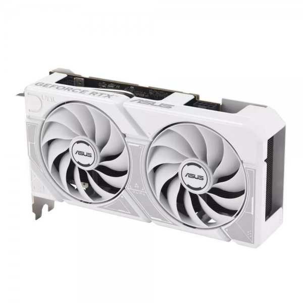 Видеокарта ASUS RTX5060 DUAL OC WHITE 8GB GDDR7 128bit 3xDP HDMI 2FAN RTL (DUAL-RTX5060-O8G-WHITE)