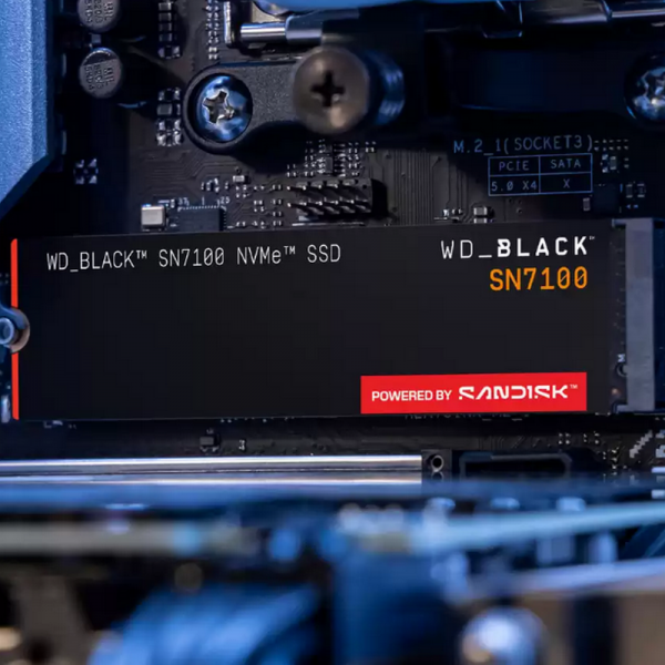 Твердотельный накопитель SSD Western Digital M.2 2280 2TB WD Black WDS200T4X0E PCIe Gen4 x4, NVMe