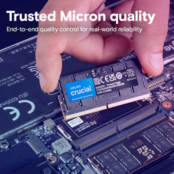 Модуль памяти OEM 16GB Crucial DDR5 5600 SO DIMM Classic Non-ECC, CL46, 1.1V, RTL