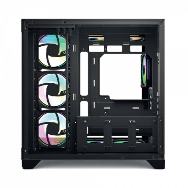 Корпус для ПК Forza FZ-G42A Seaview TG ATX Case, black, w/o psu, Tempered glass front panel, 1x3,5", 3x2,5",USB3.