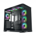 Корпус для ПК Forza Forza FZ-G42B Seaview TG ATX Case, black, w/o psu, Curved Tempered glass front panel, 1x3,5", 3x2,5